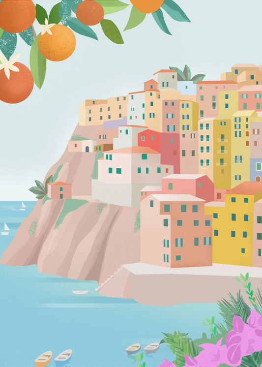 Cinque Terre, Italië | Canvas