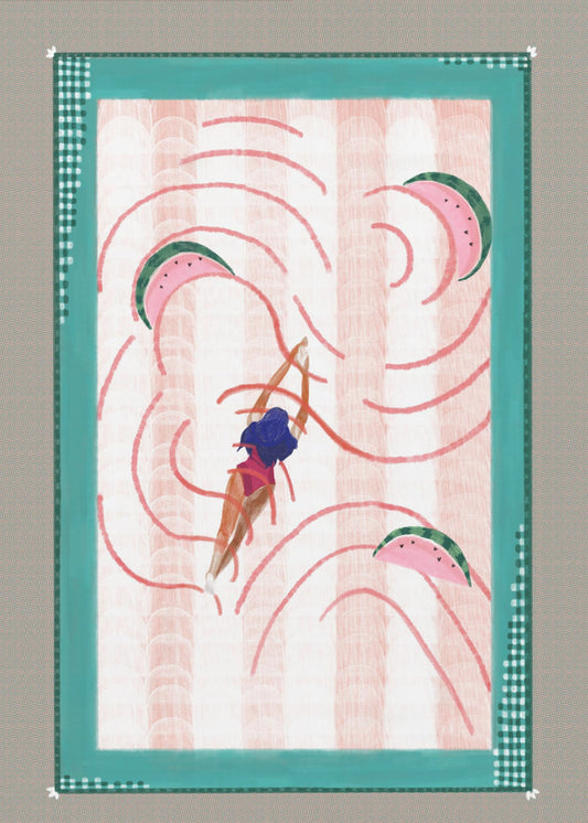 Watermelon dive | Canvas