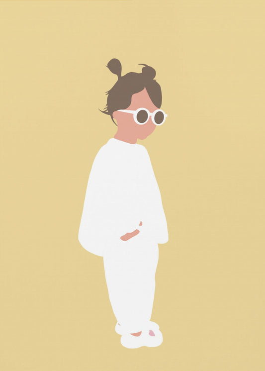 Lola - Summer Girl Silhouette | Poster