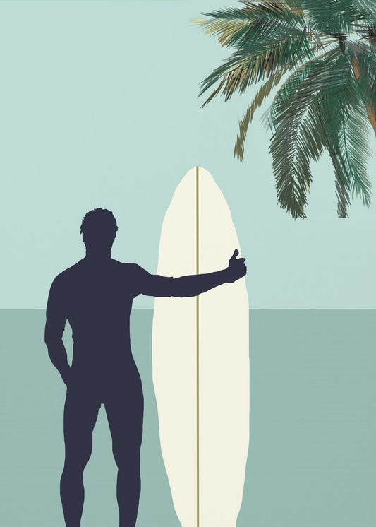 Surf Blauw 1 | Canvas