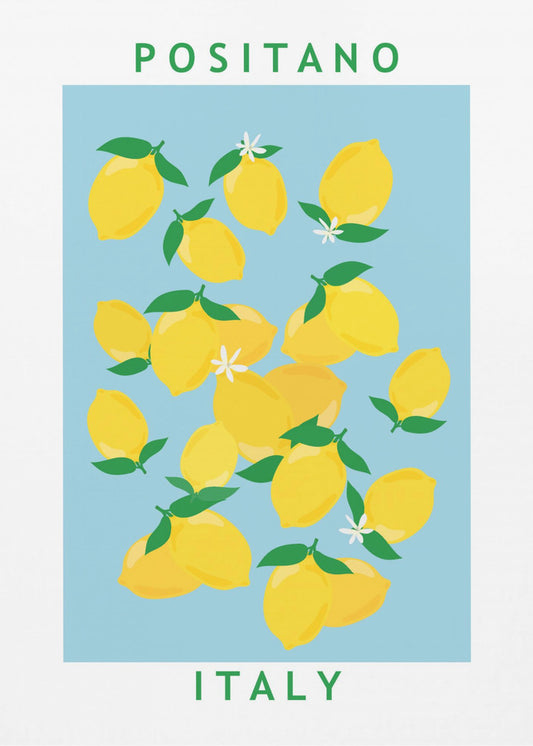 Citroenenbloemenmarkt | Poster