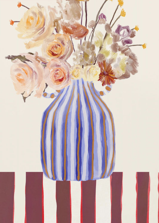 Stilleven met bloemen 1 | Canvas
