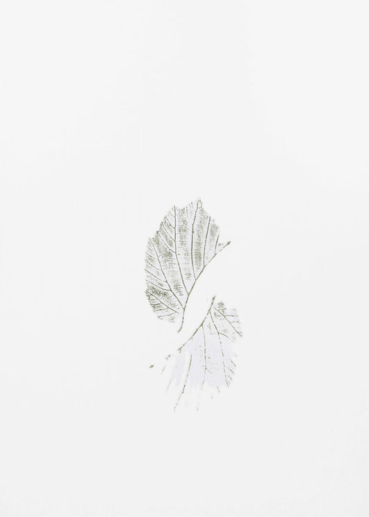 Minimale bladeren | Canvas