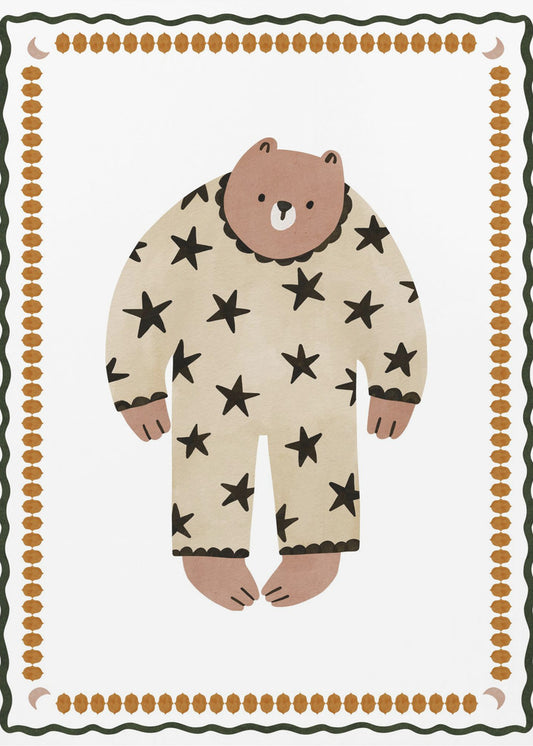 Sterrenpyjamabeer | Canvas