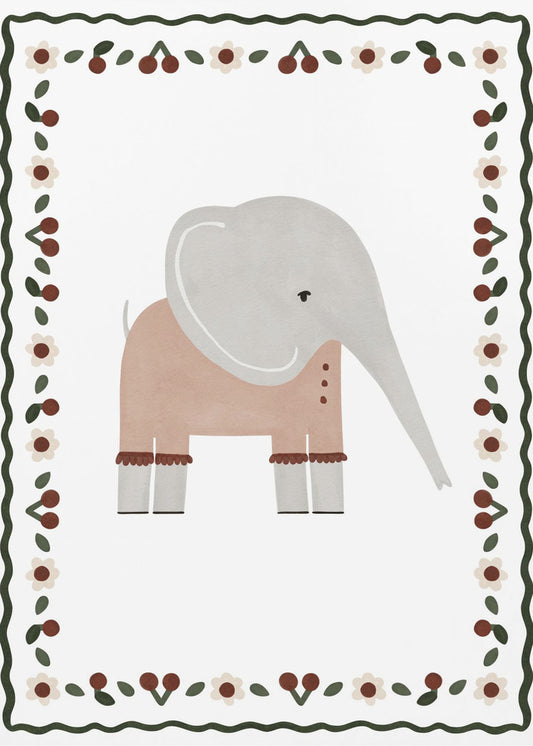 Olifant Elegantie | Canvas