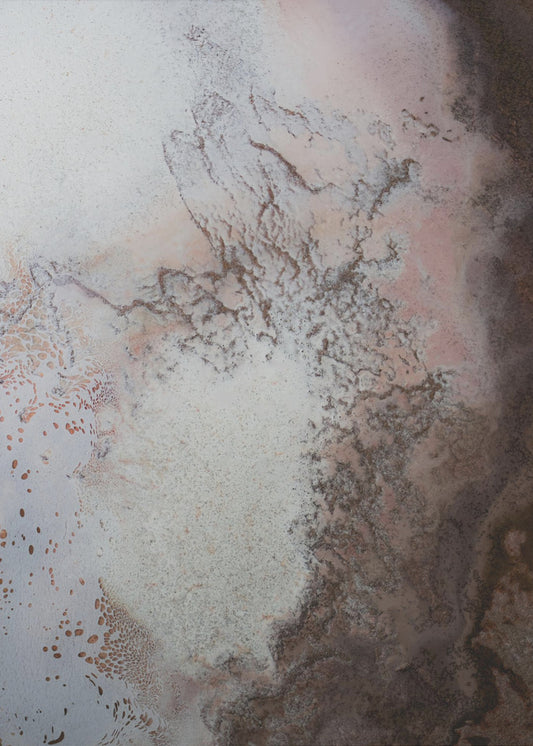 Lake Eyre Upscaled - rode aarde vibes | Canvas