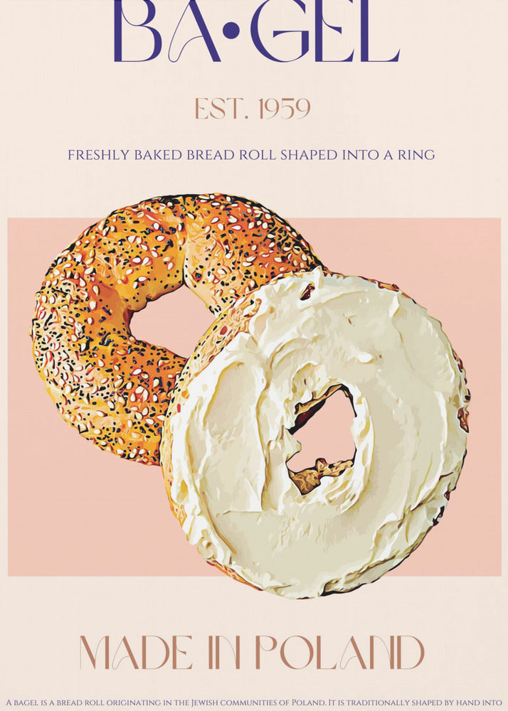 Poolse Bagel Delight | Canvas