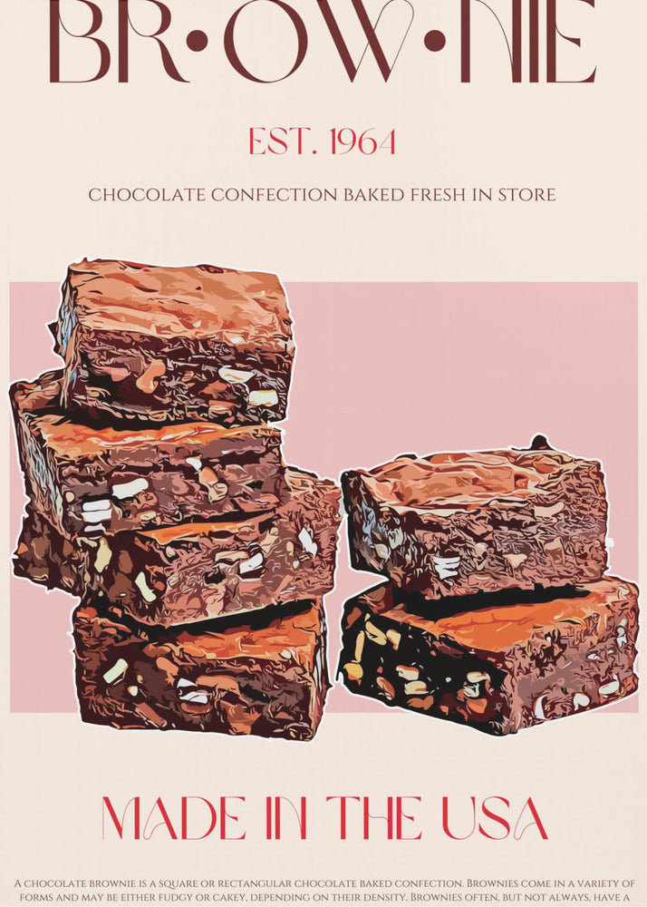 Choco Brownies Delight | Canvas