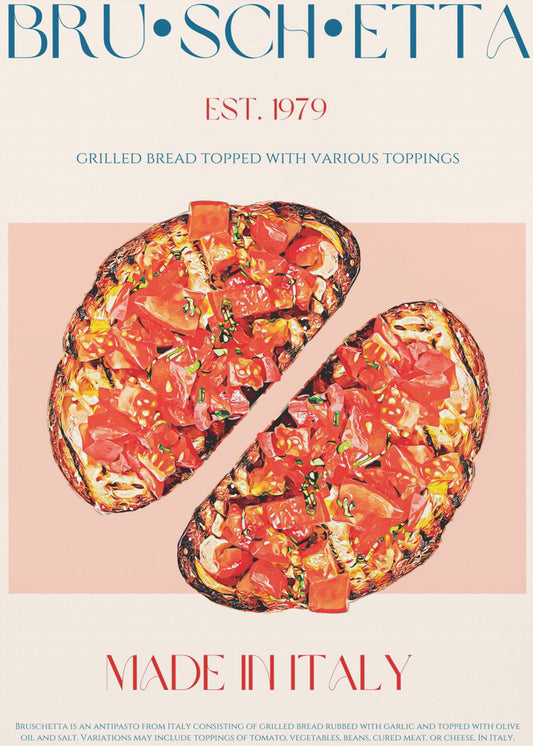 Smakelijke Bruschetta | Canvas