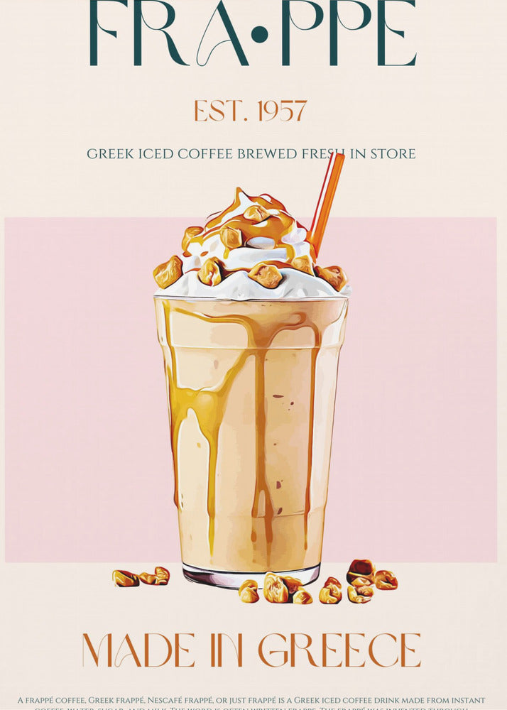 Griekse Frappe Delight | Canvas