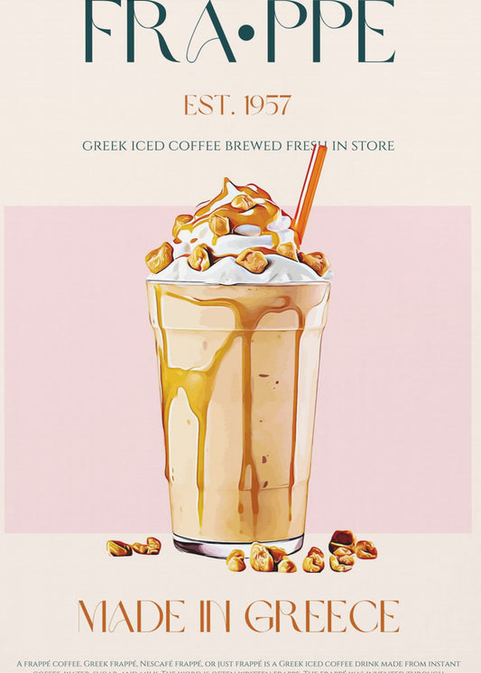 Griekse Frappe Delight | Canvas