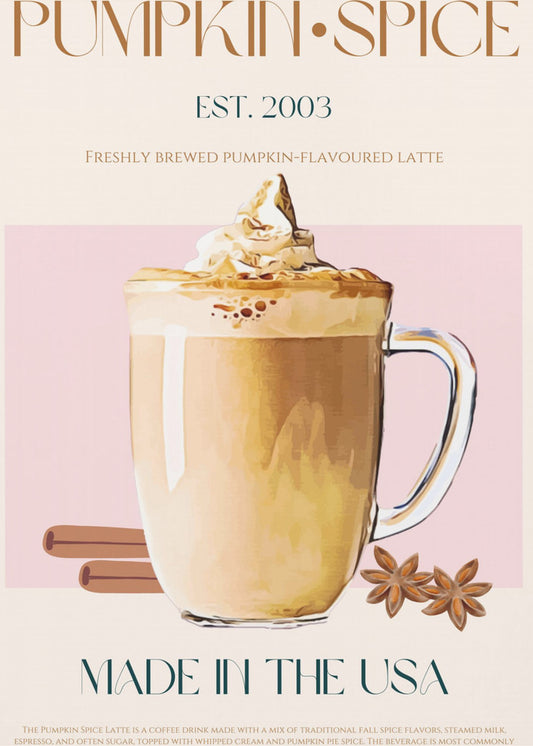 Herfst Latte Delight | Canvas