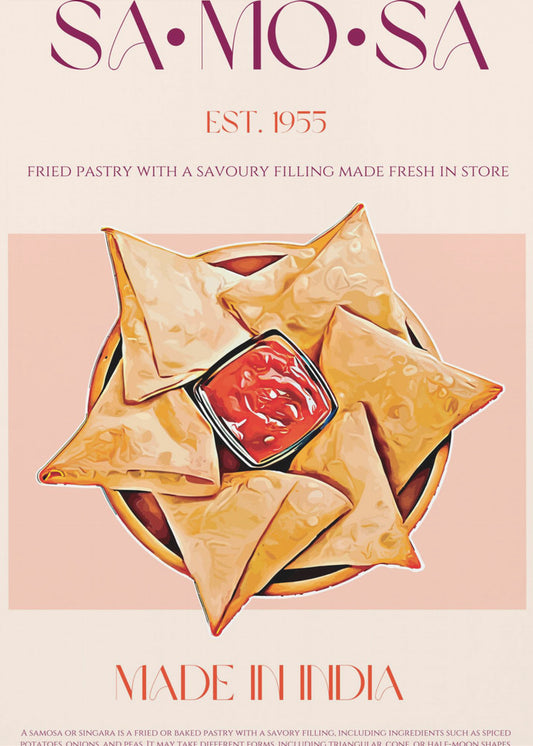 Indiase gefrituurde samosa's | Canvas