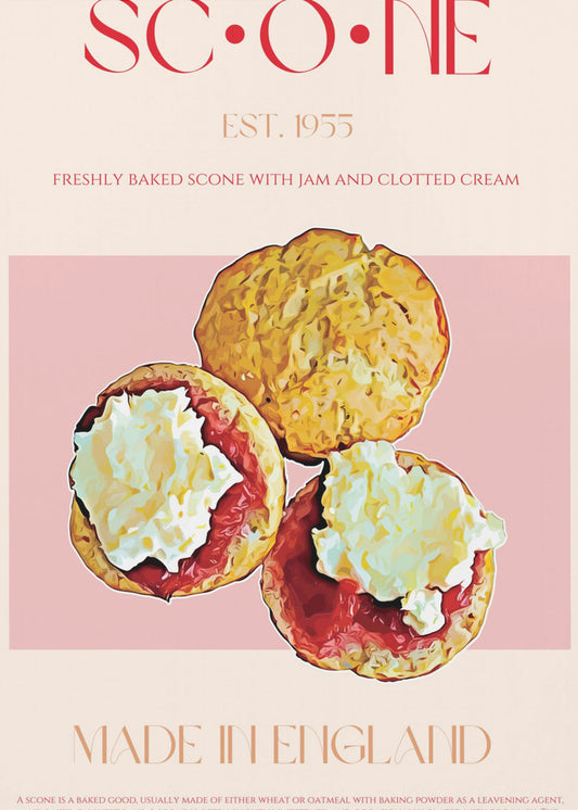Engelse Scone Delight | Canvas