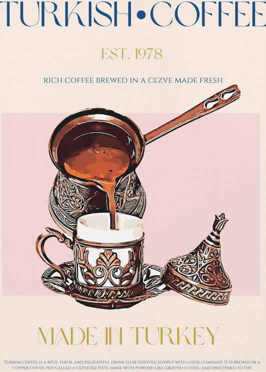 Turkse koffie print | poster