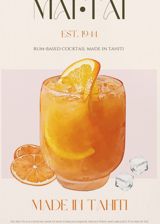 Orange Bliss Drankje | Canvas