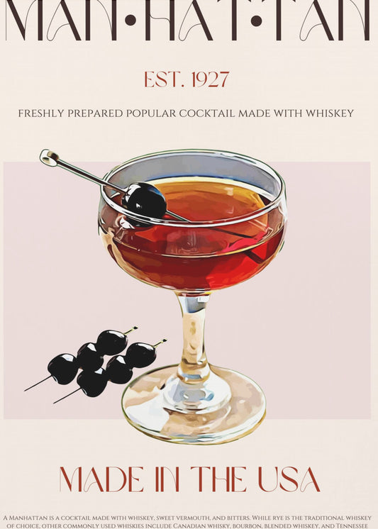 Klassiek Manhattan | Poster