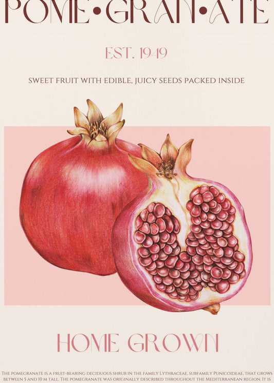 Sappige granaatappel | Poster