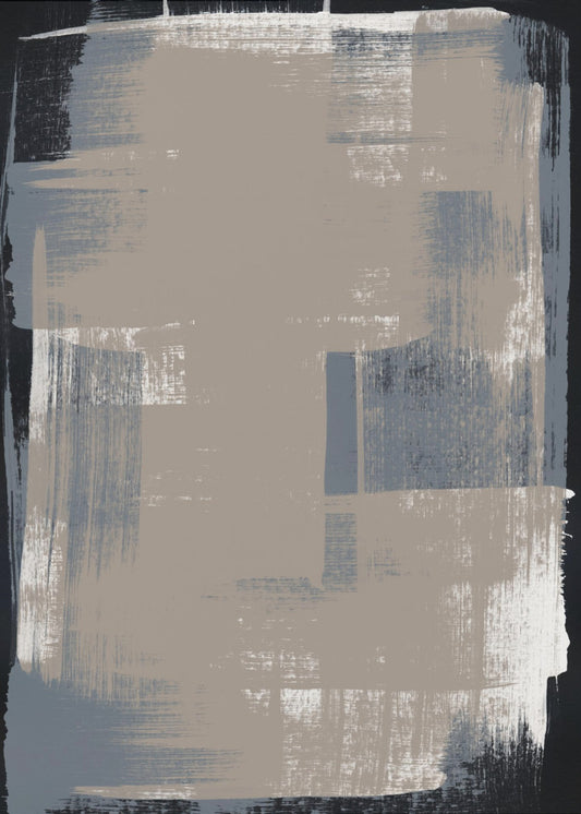 Abstracte penseelstreken 180X | Canvas