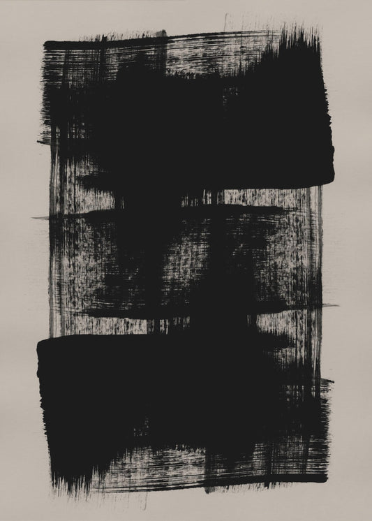 Abstracte penseelstreken 180Y | Canvas