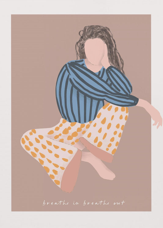 Serene contemplatie | Canvas