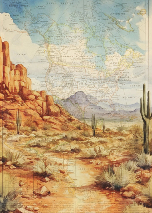 Woestijn van Arizona | Canvas