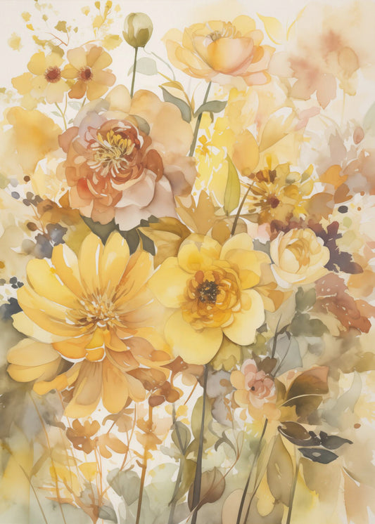 Zomerbloemen nr. 1 | Canvas