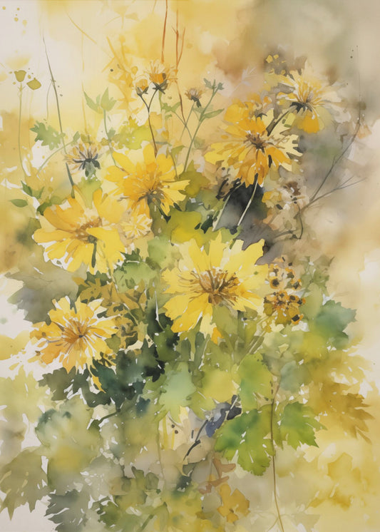 Zomerbloemen nr. 3 | Canvas