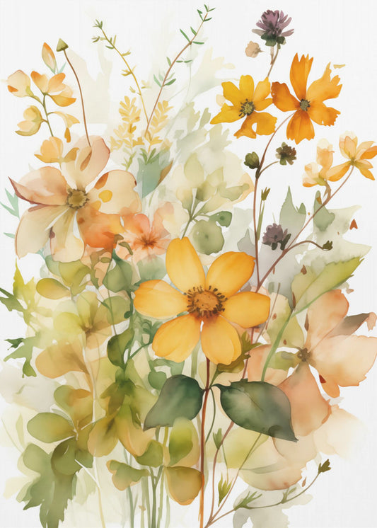 Zomerbloemen nr. 4 | Canvas