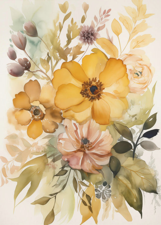 Zomerbloemen nr. 5 | Canvas