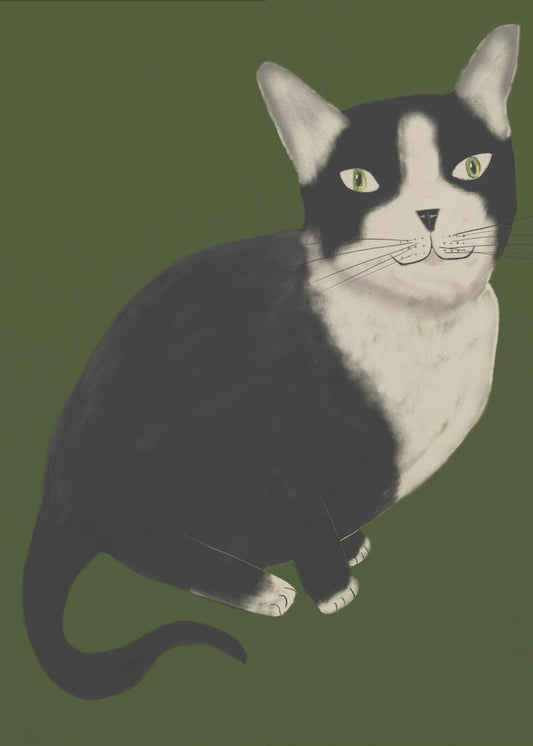 Meneer Tuxedo Cat | Canvas