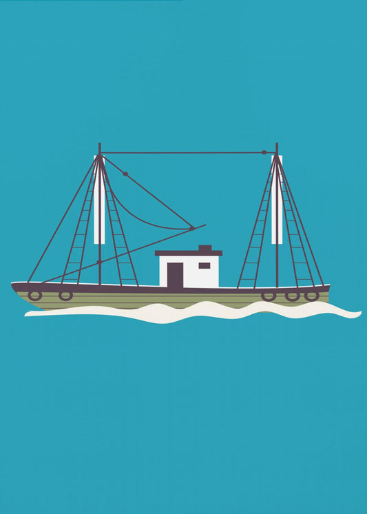 Vissersboot | Poster