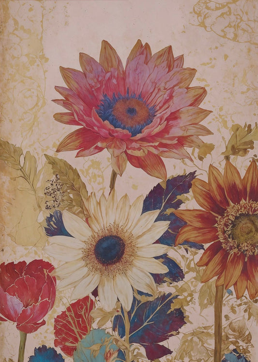 Levendige bloesems | Canvas