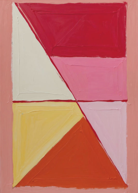 Geometrische warmte | Canvas