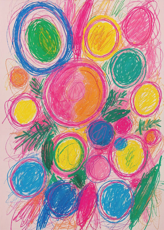 Levendige draaikolk | Canvas