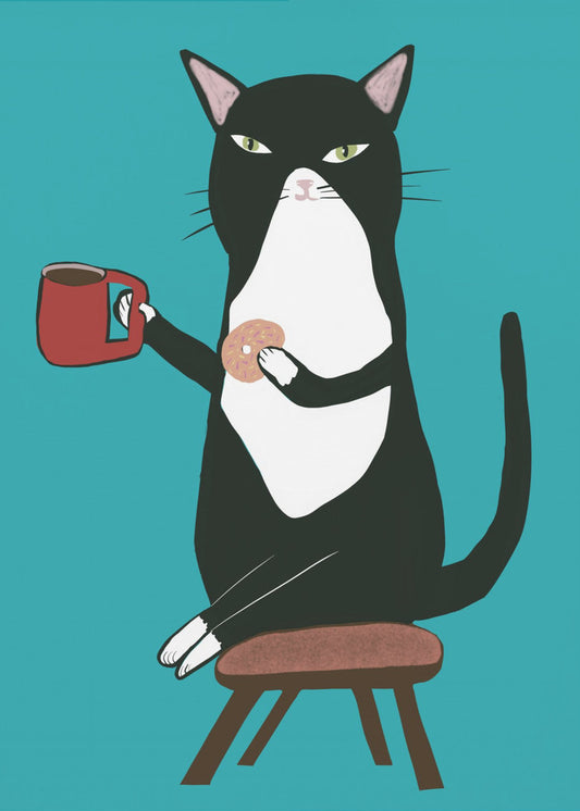 Coffee cat | Canvas