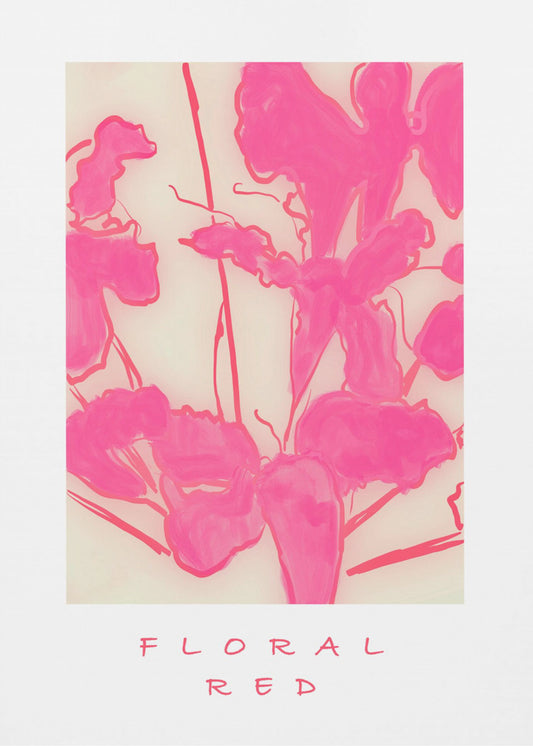Bloemenrood | Canvas