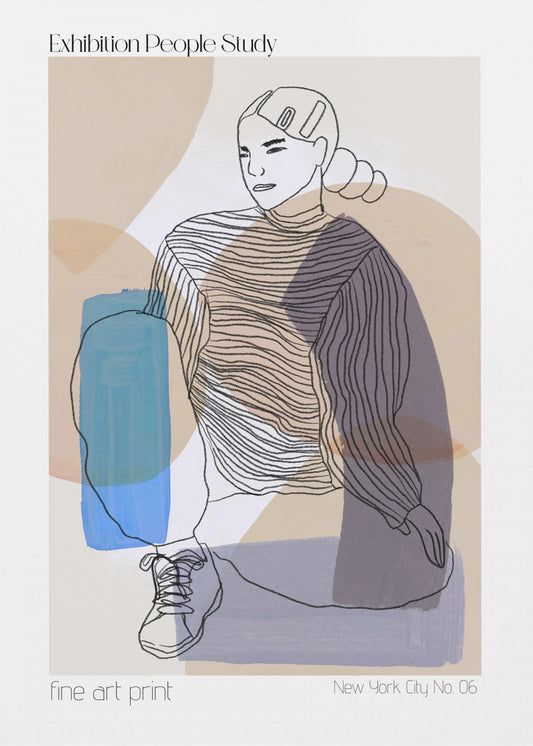 Abstracte elegantie | Canvas