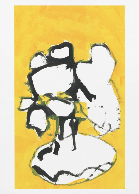 De Lijn van Overvloed: Fruit Bloemen Kom 3 | Poster