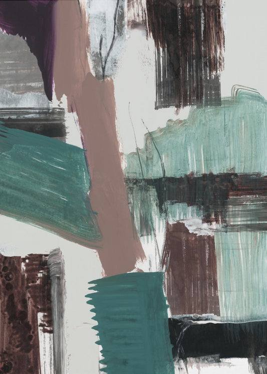 Blauw Abstract | Canvas