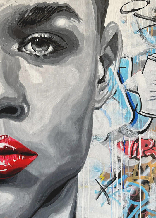Levendige graffiti-blik | Poster