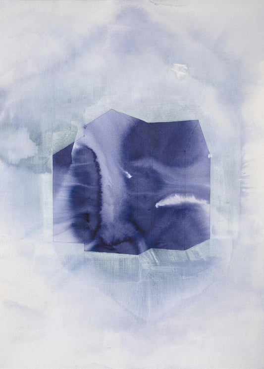 Mystieke indigovorm | Canvas