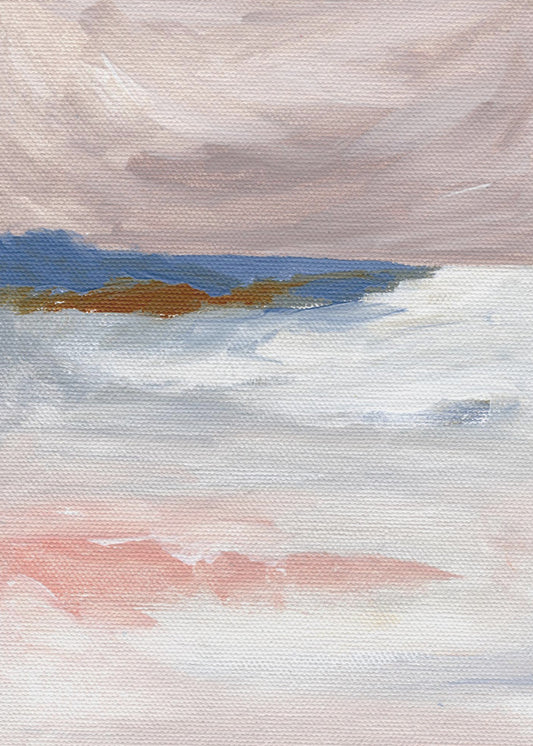 Zachte pasteltinten en gestructureerde penseelstreken | Canvas