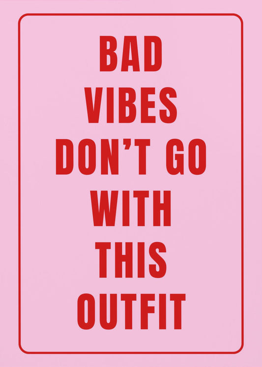 Positieve Vibe Garderobe | Poster