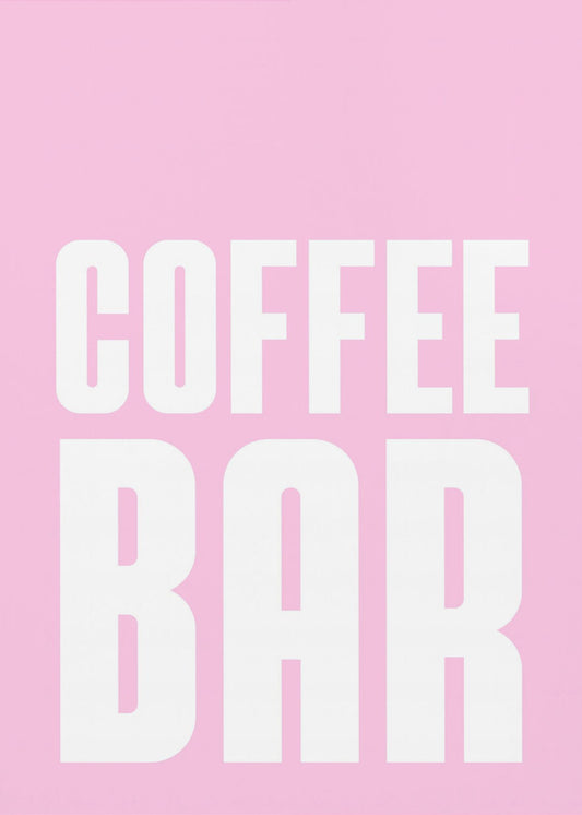 Contrasterende cafésfeer | Poster