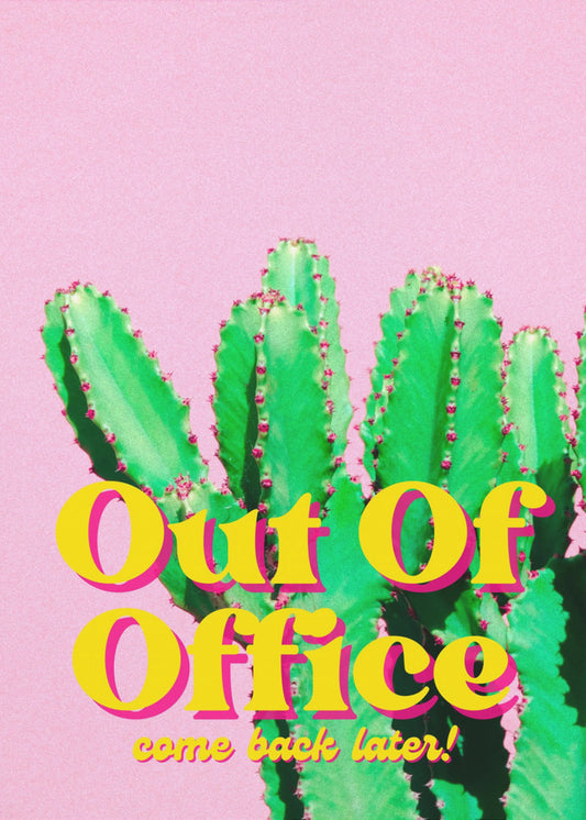 Levendige groene cactus | Poster