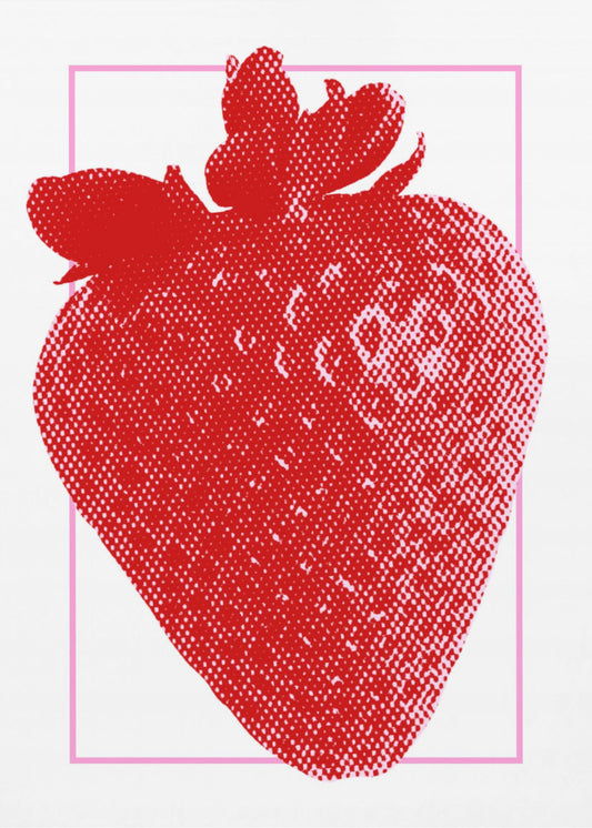 Rode Aardbei | Canvas