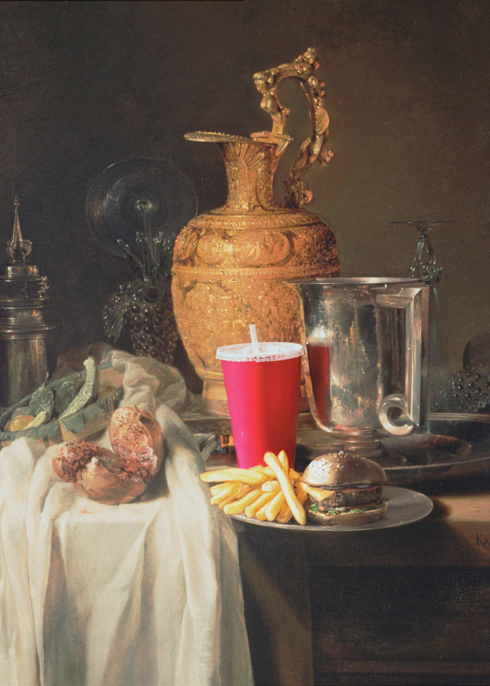 Stilleben van Fastfood | Poster