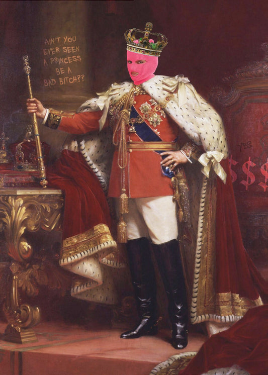 Koninklijk figuur in regalia | Canvas