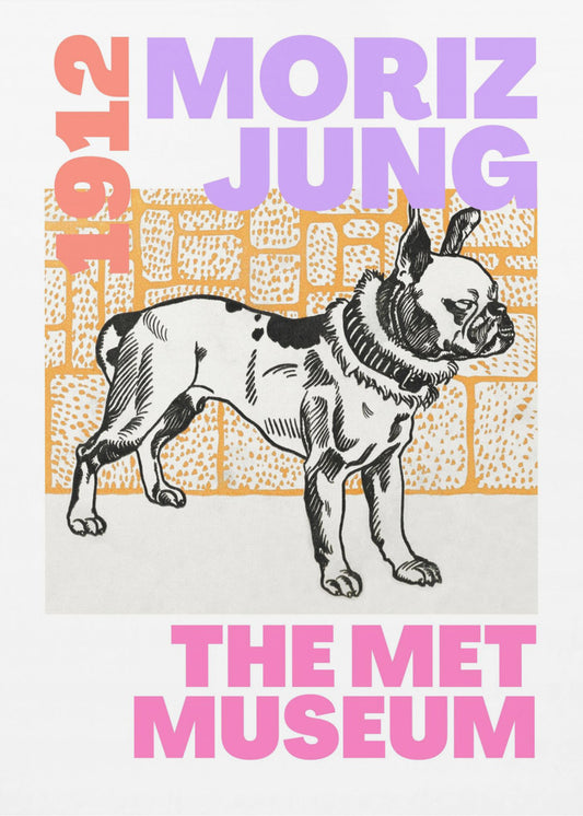 Schets van een buldog | Canvas